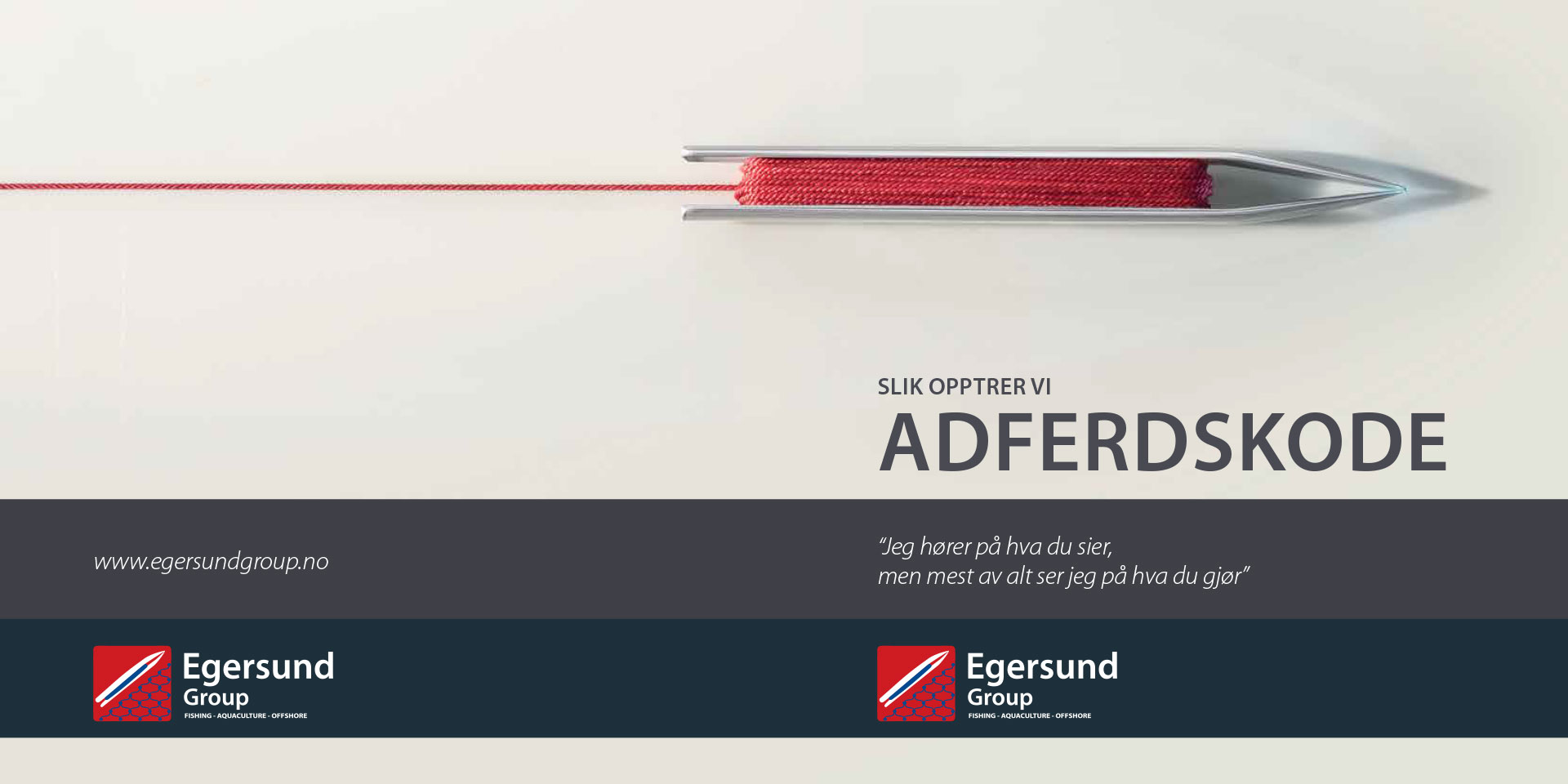 Adferdskode |  Egersund Group